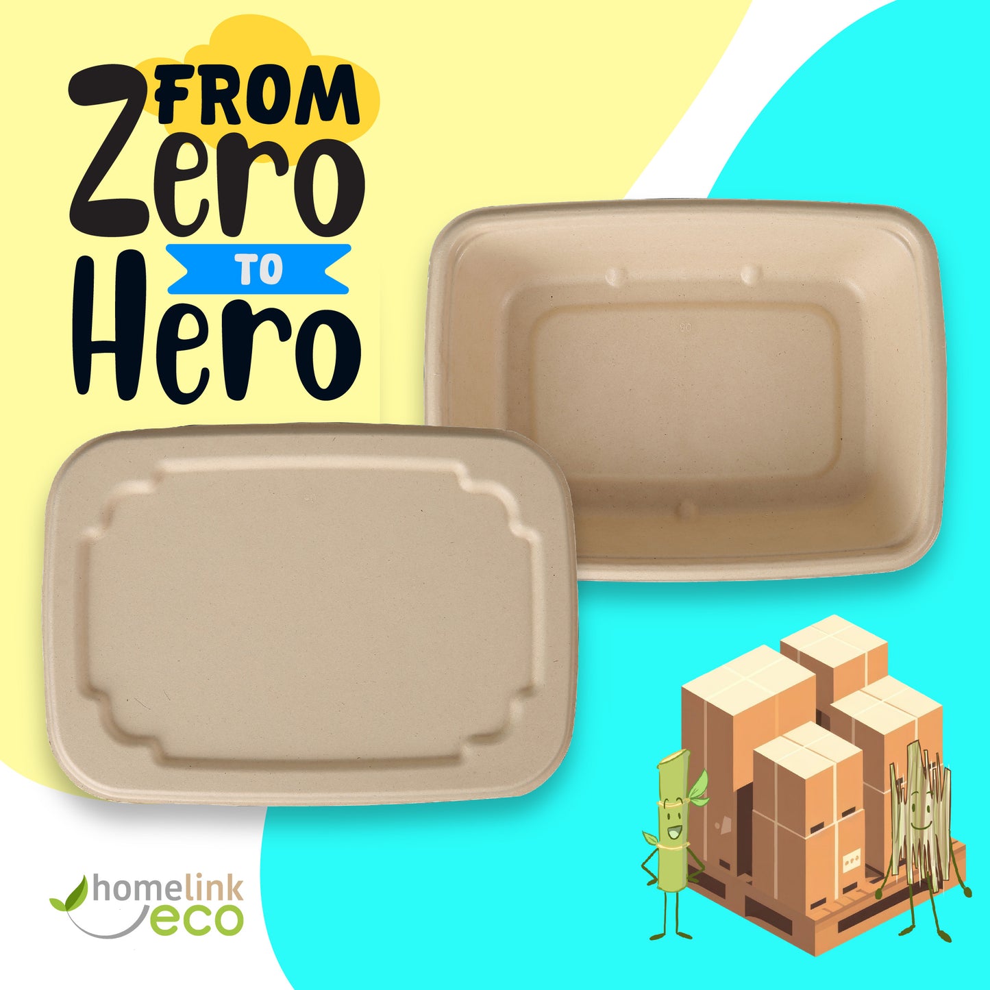 Lids for 27oz/ 800ml Bagasse container