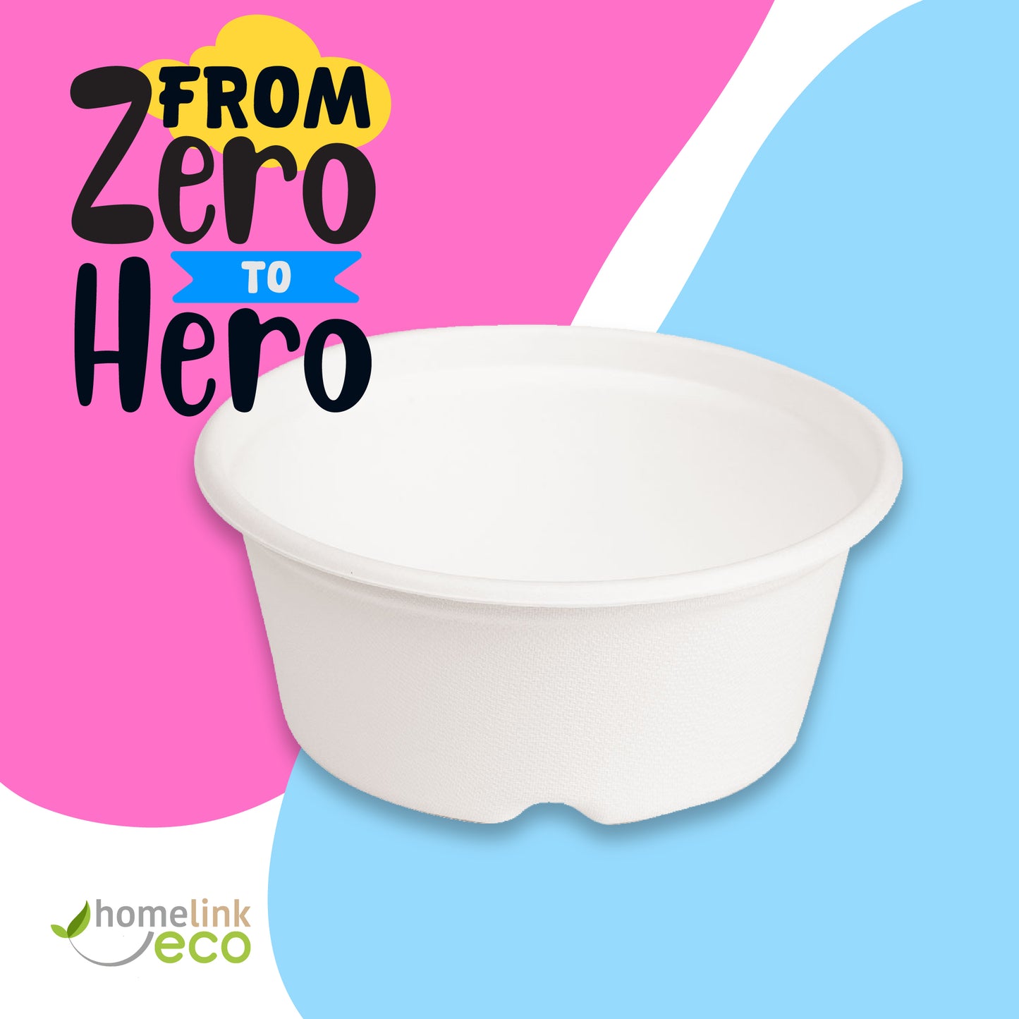 41oz/ 1200ml Bagasse Bowl-N