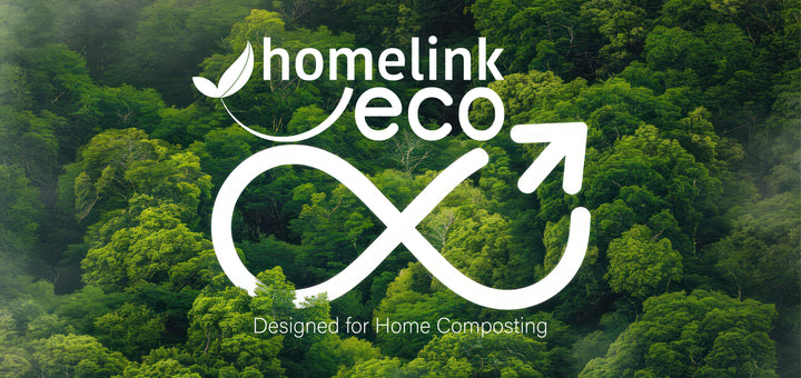 Home compostable bagasse food packaging breaking down naturally