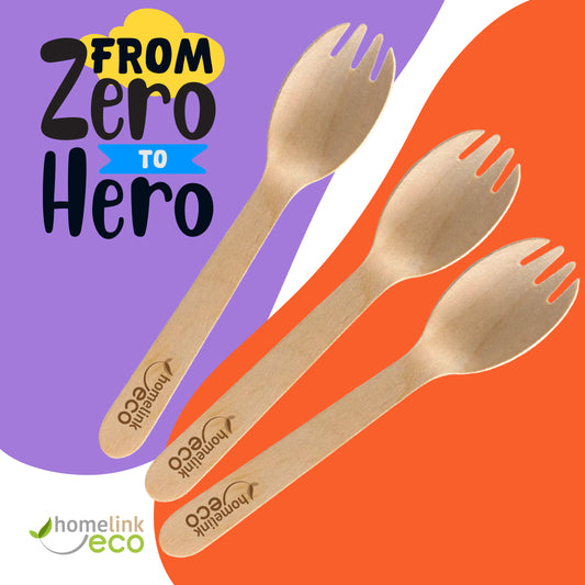16cm Wooden Fork