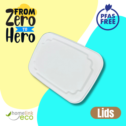 Lids for 27oz /  800ml Bagasse container