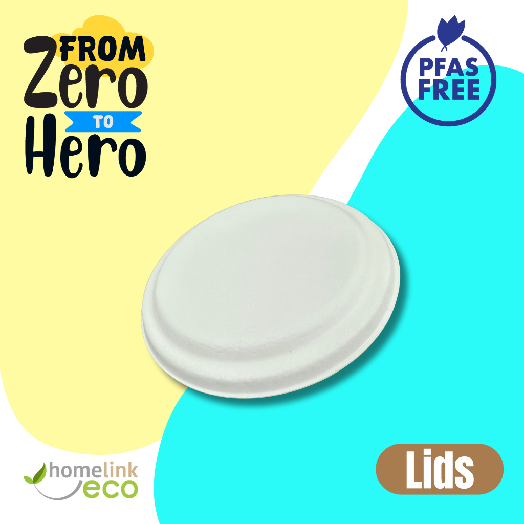 Lids for 12oz / 350ml Bagasse Bowl