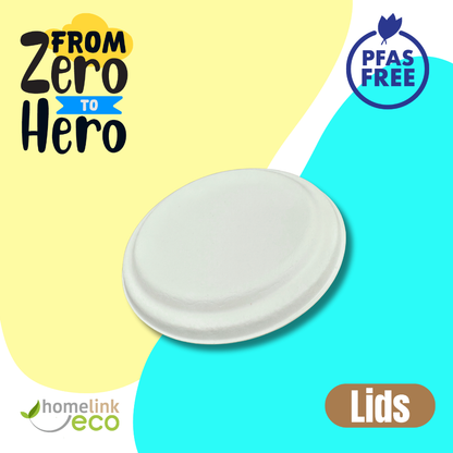 Lids for 12oz / 350ml Bagasse Bowl
