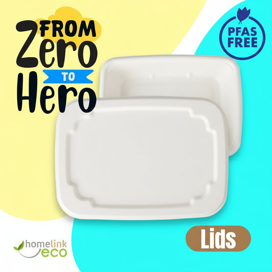 Lids for 27oz /  800ml Bagasse container