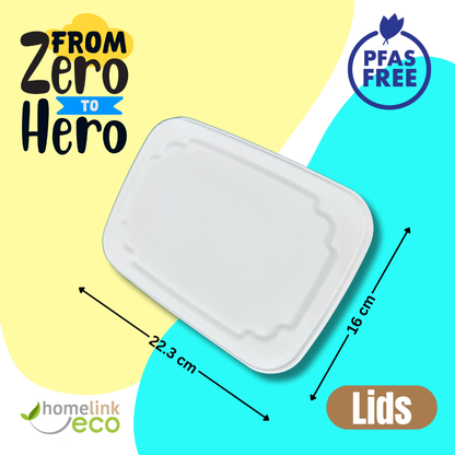Lids for 27oz /  800ml Bagasse container